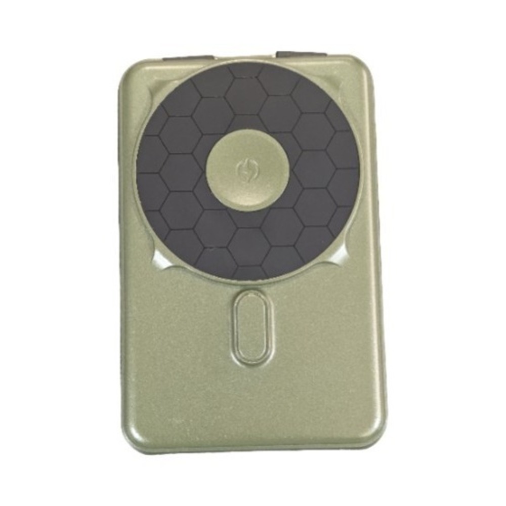 Pp1U Ridge Magnetic Power Bank 5 In 1,  10000 mAh Fast Charge LCD - Olive Read⬇️